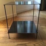 Table basse métal brut