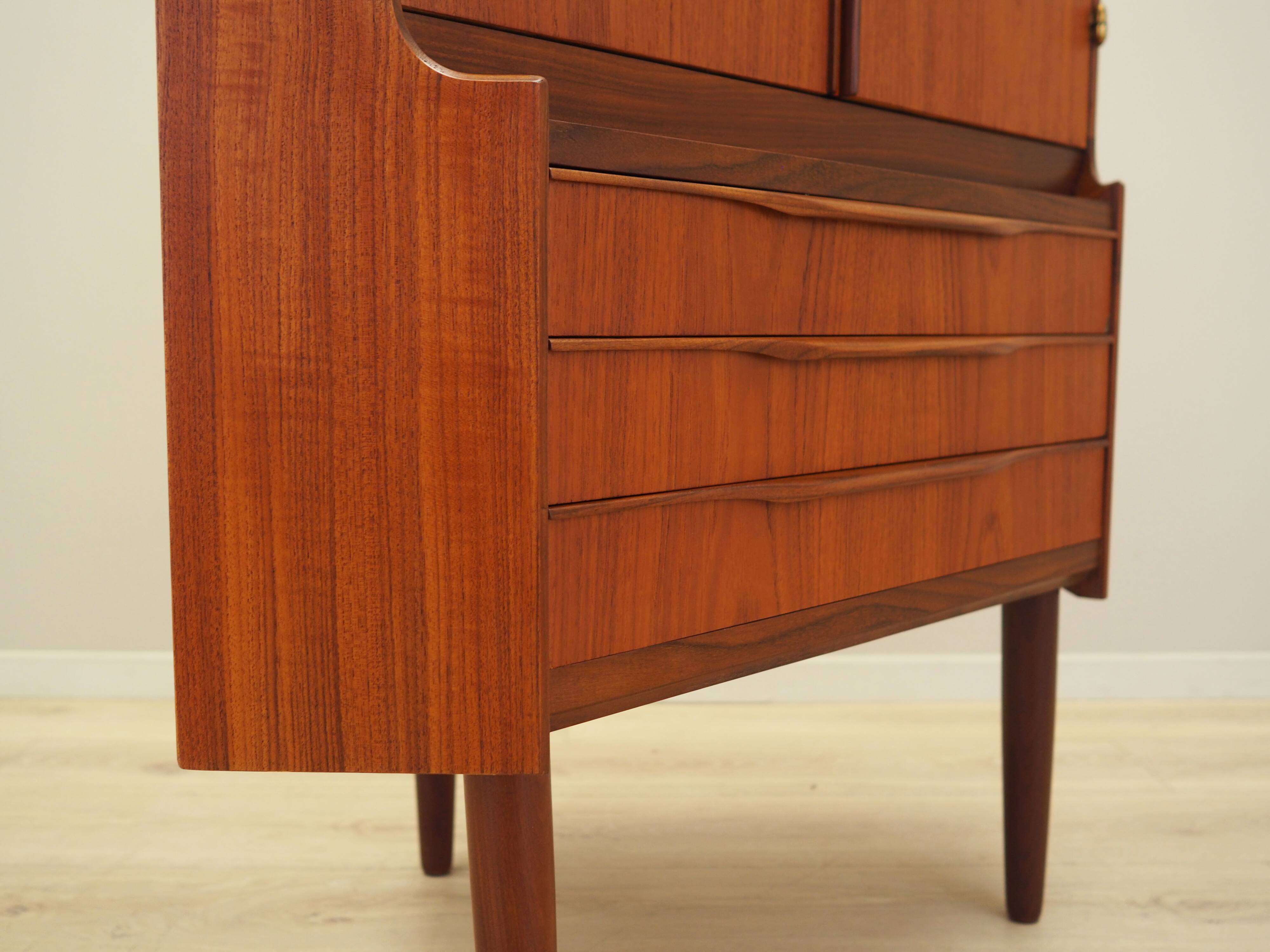 Teak corner cabinet, Danish design, 1970s, production: Denmark