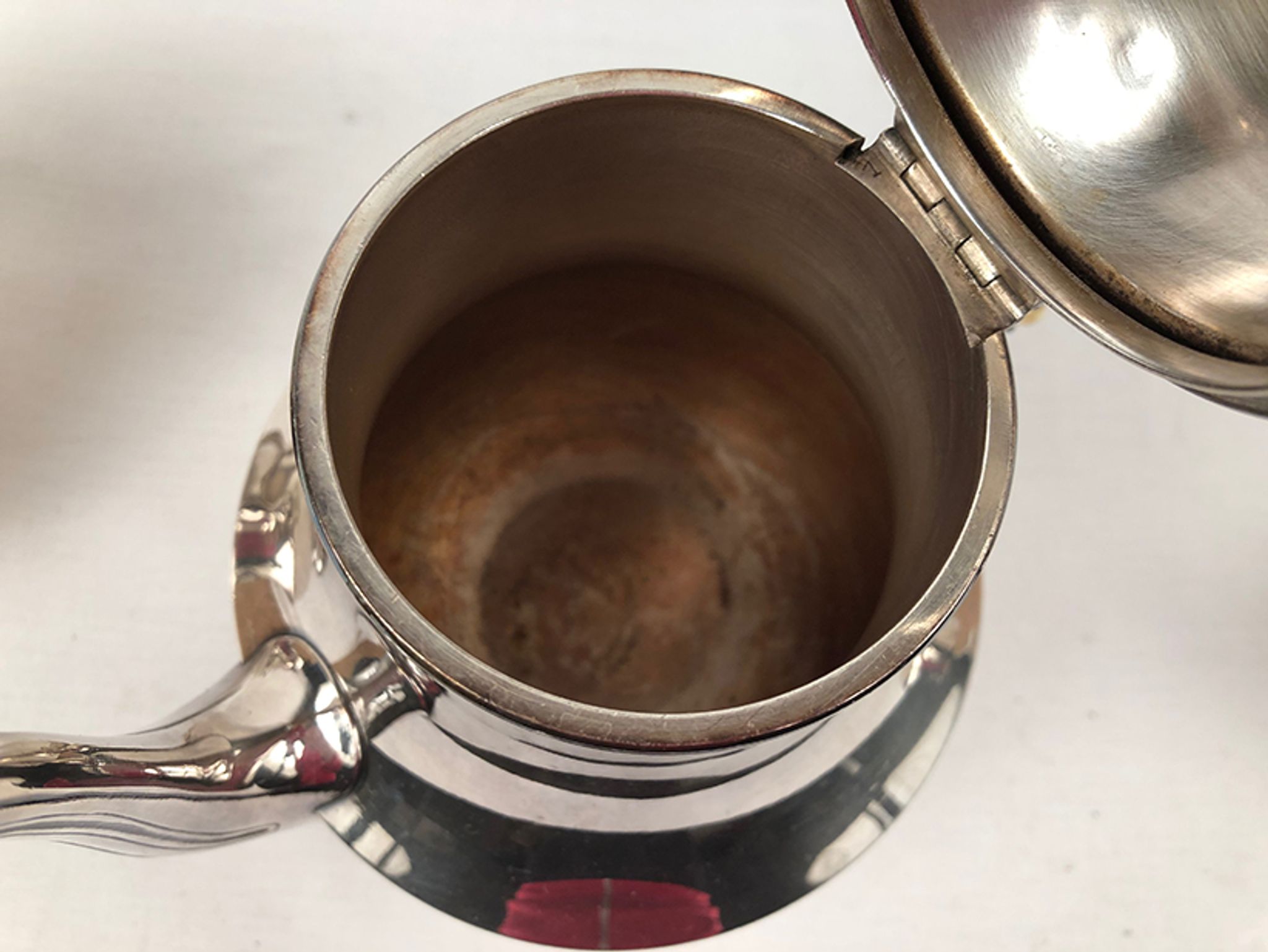 Service à café en métal argenté