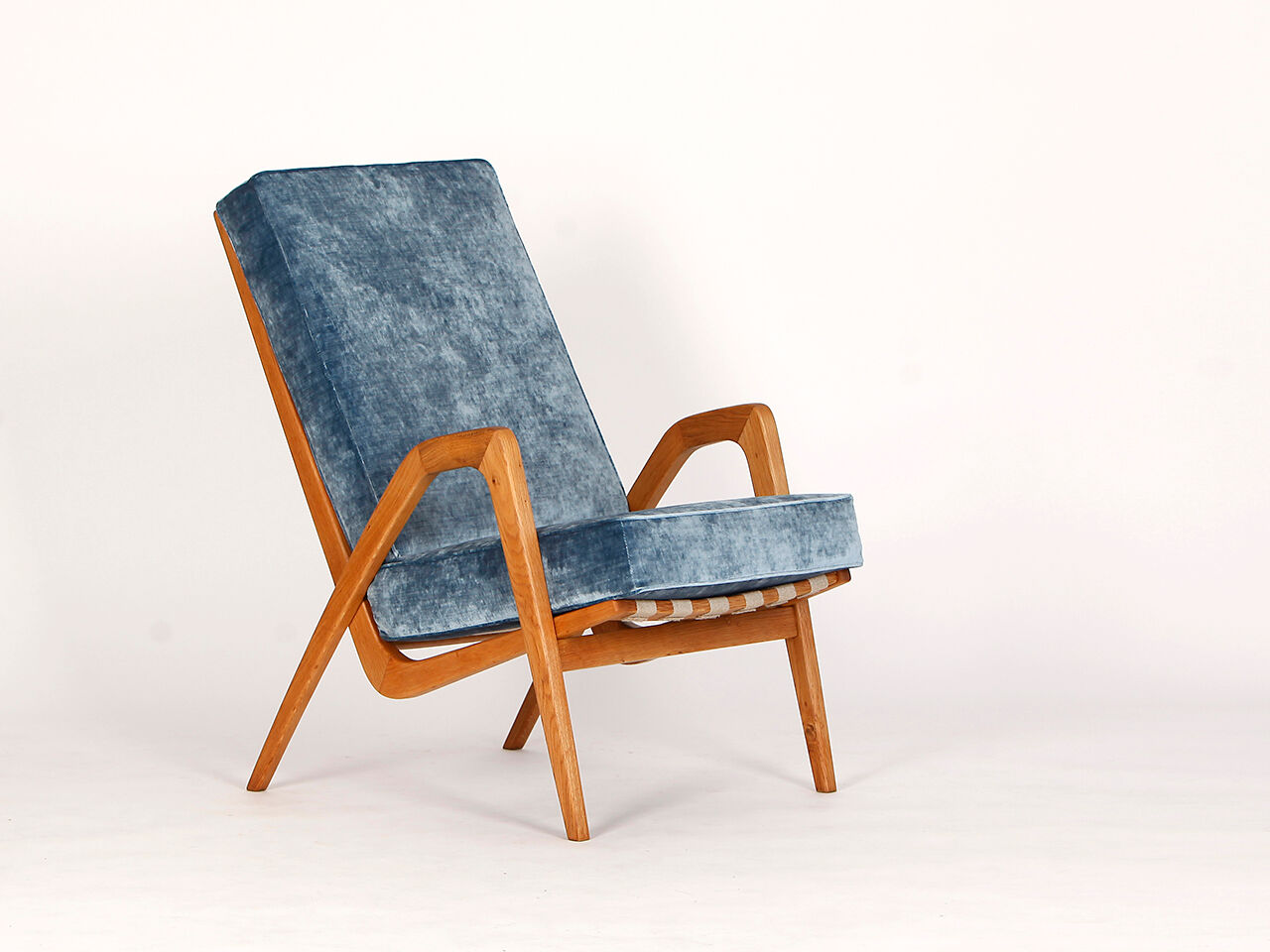 Midcentury Armchair by Jan Vanek for ULUV, 1960s