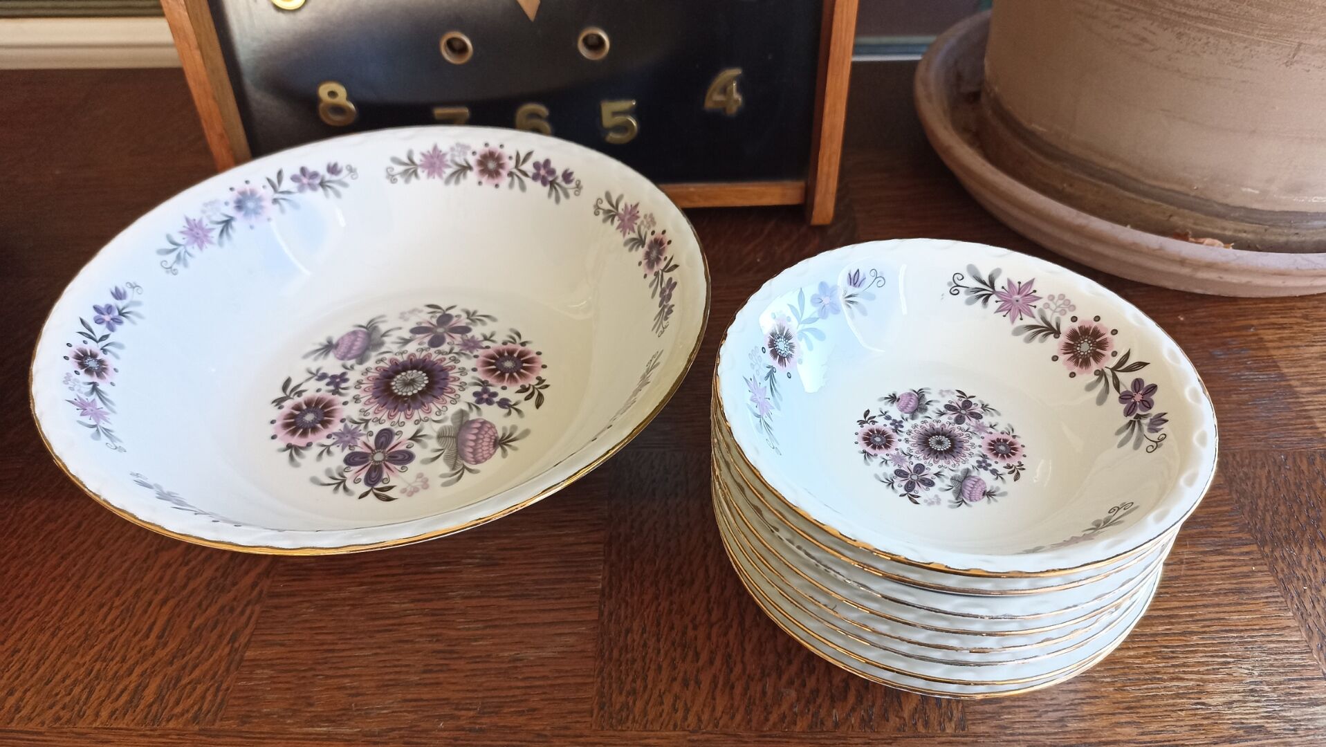 Paris porcelain dessert service