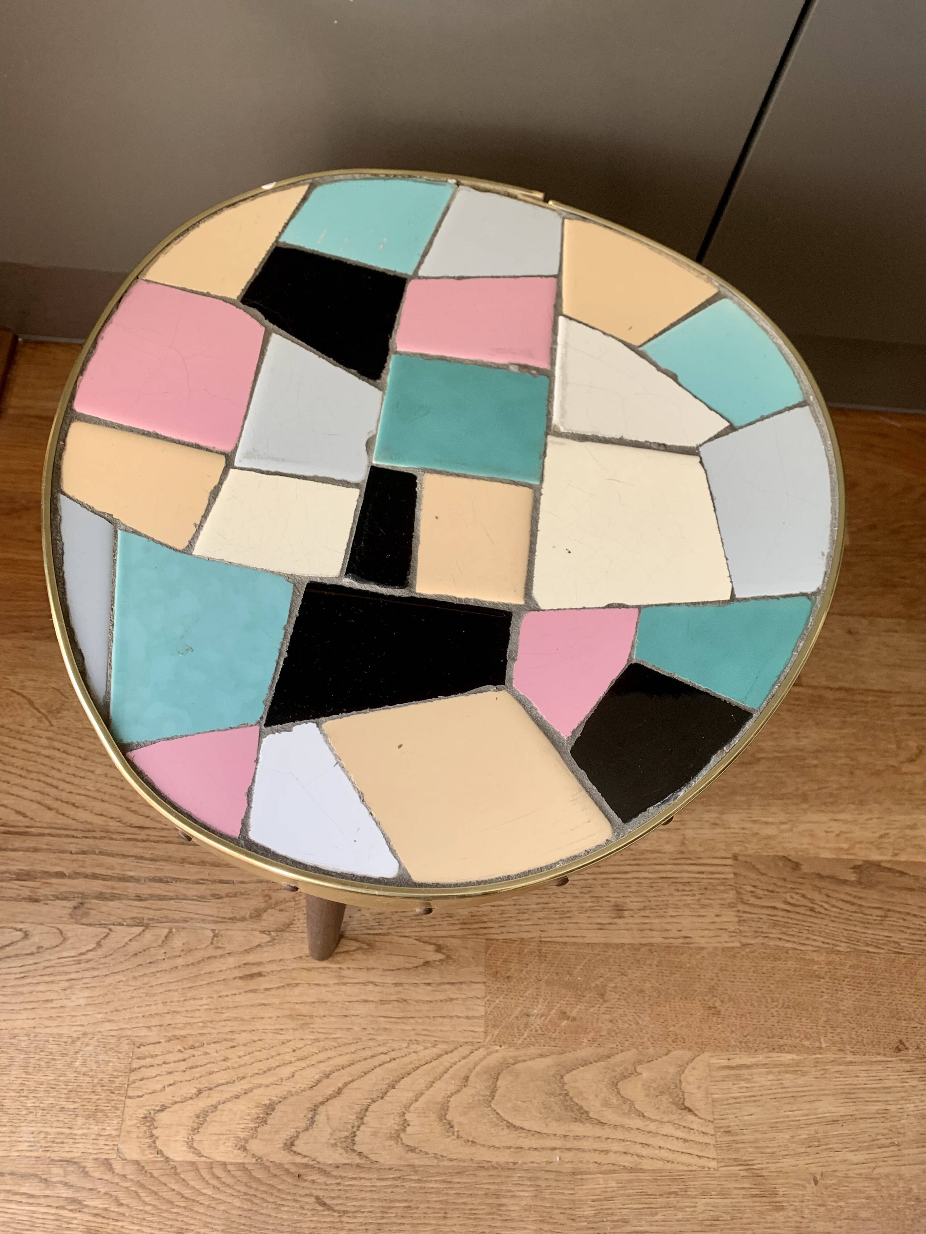 Mid-Century mosaic table, 1960s