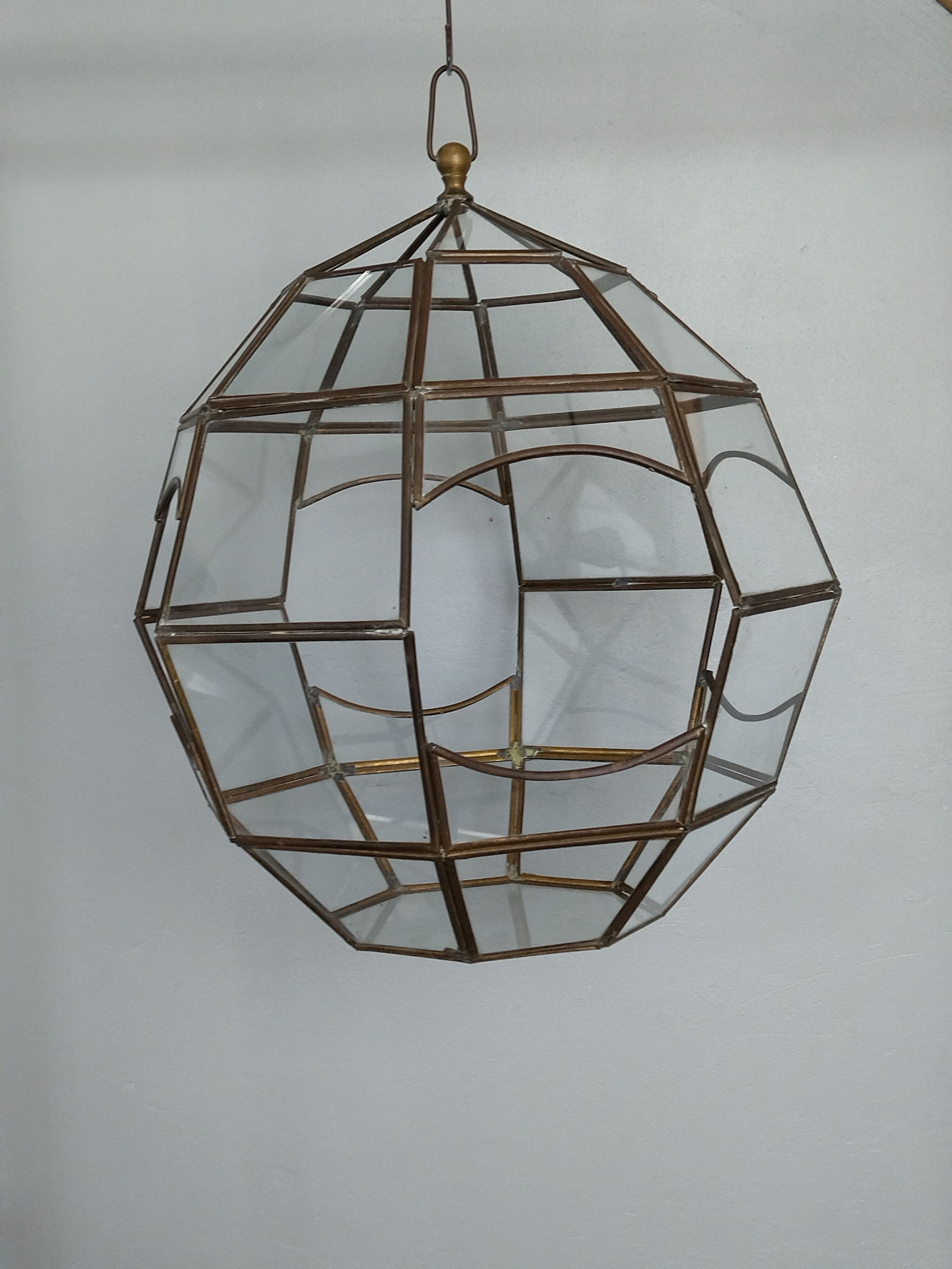Vintage round canopy with its hook