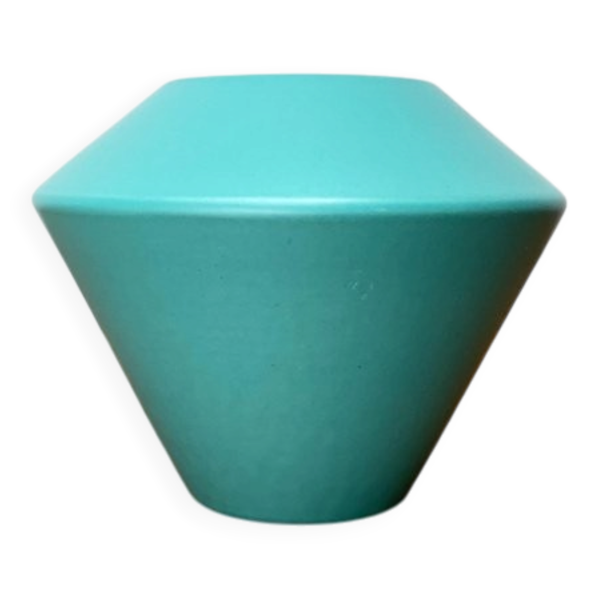 Vase minimaliste en céramique postmoderne de la sélection Asa, années 1980