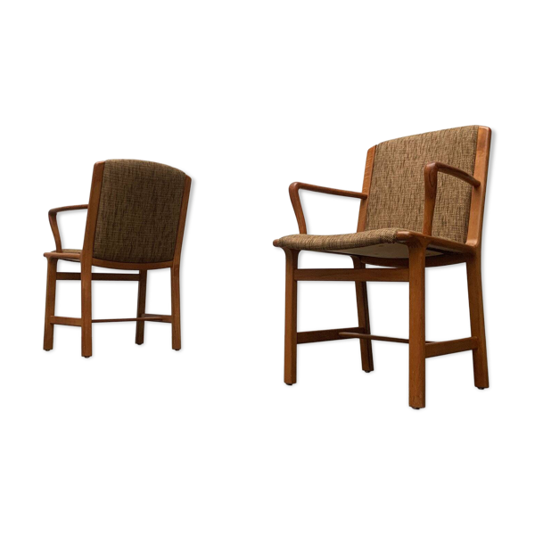 Ensemble de fauteuils vintage danoises en teck — Beyit
