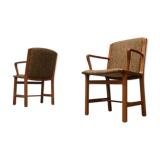 Set of vintage Danish teak chairs