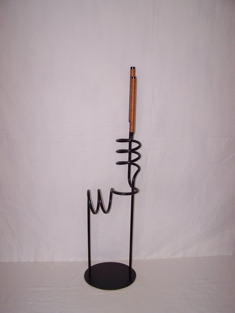 Candlestick ferotin magazine rack 50s