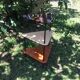 Vintage furniture three formica wheeled shelves, design 50-60