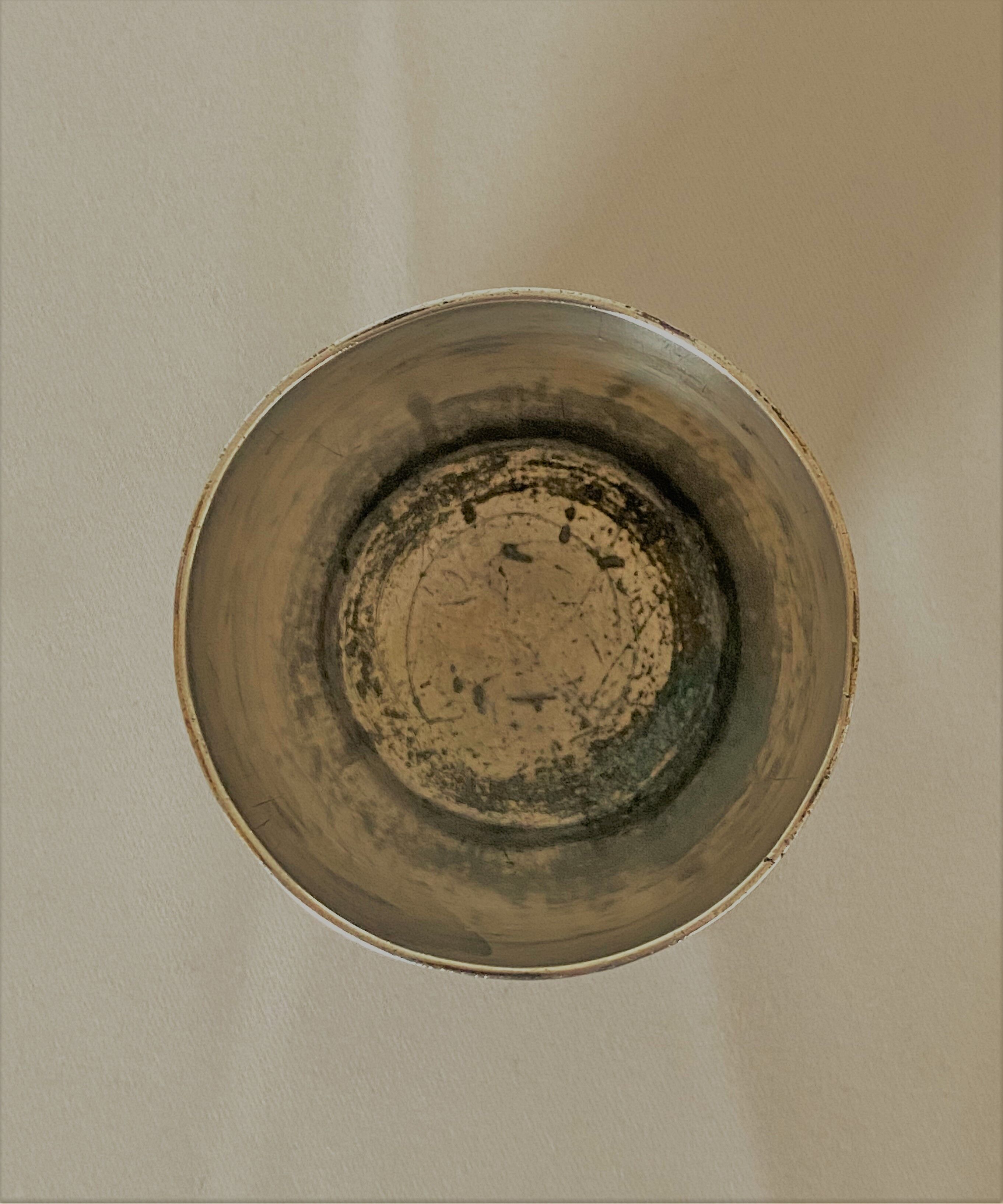 Christofle silver metal timpani