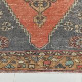 Red & Yellow Turkish Vintage Rug, 109x193Cm