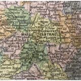Carte de France vintage