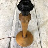 Vintage wooden lamp foot