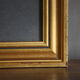 Gilded wood glazed photo frame