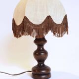 Small wooden foot lamp
