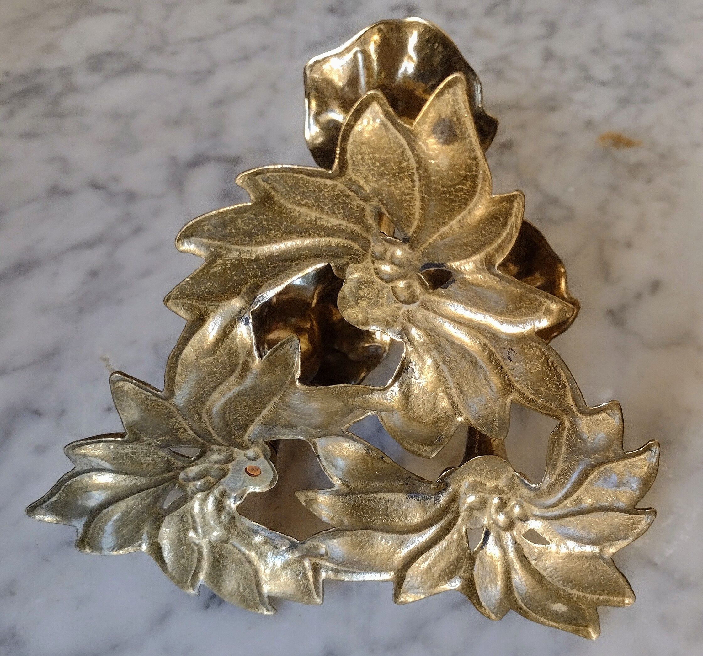 Brass candleholder