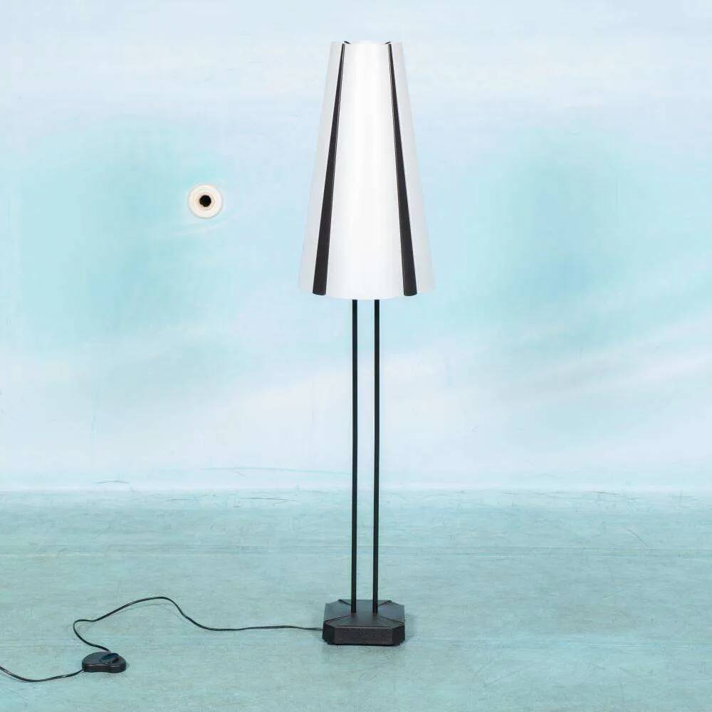 1980s IKEA floor lamp, Memphis Vistofta large floor lamp.