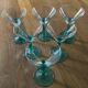 Set of 6 vintage cocktail glasses