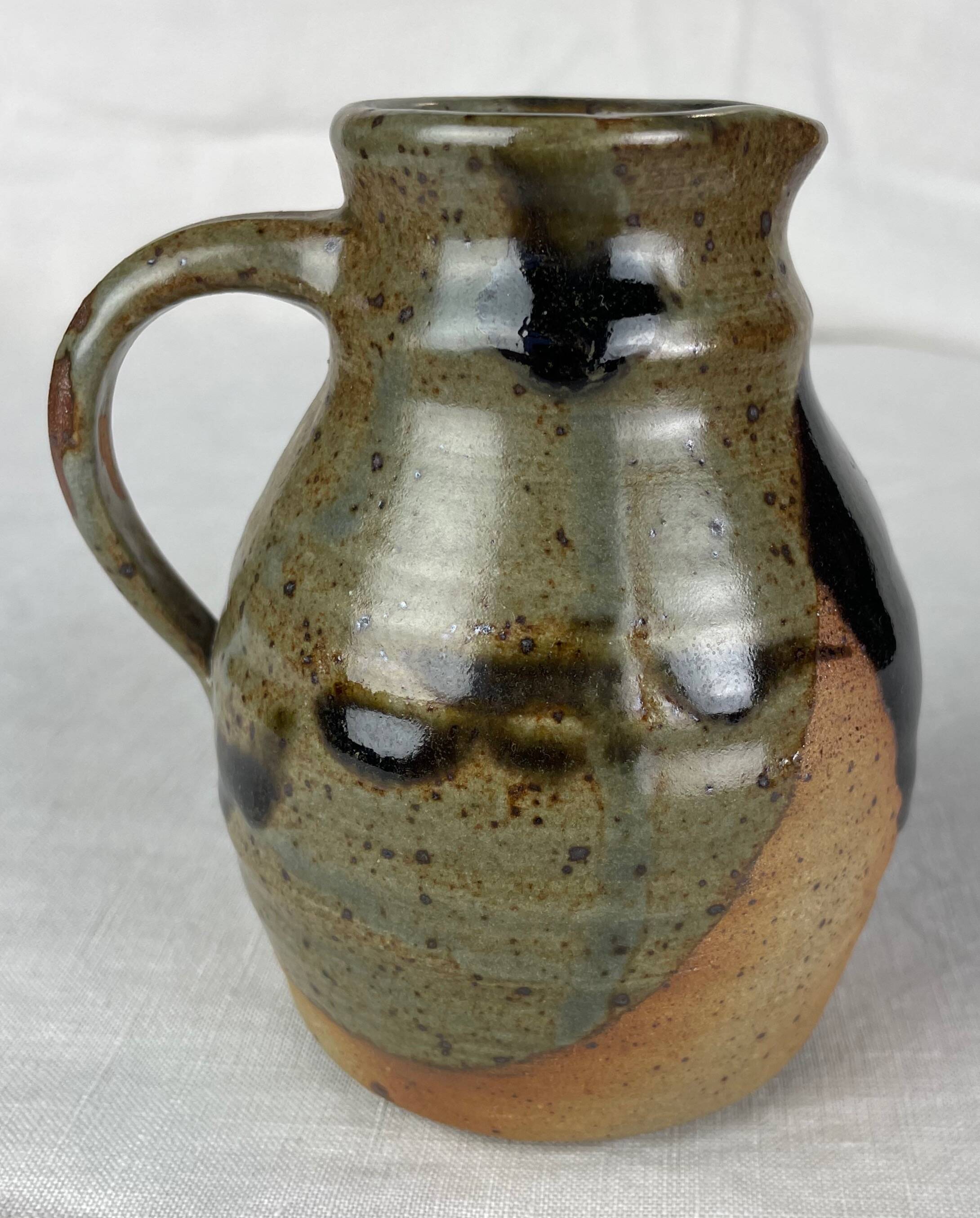 Milk jug in Matour pottery style