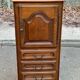 Louis XIV solid oak commode confiturier from the 20th century, 58x38cm.