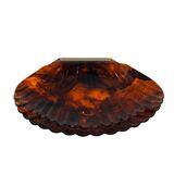 Hollywood regency shell shaped centerpiece, Italy 1970s