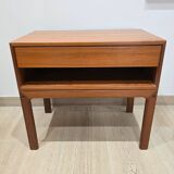 Scandinavian teak bedside table – made in Denmark – 1960s