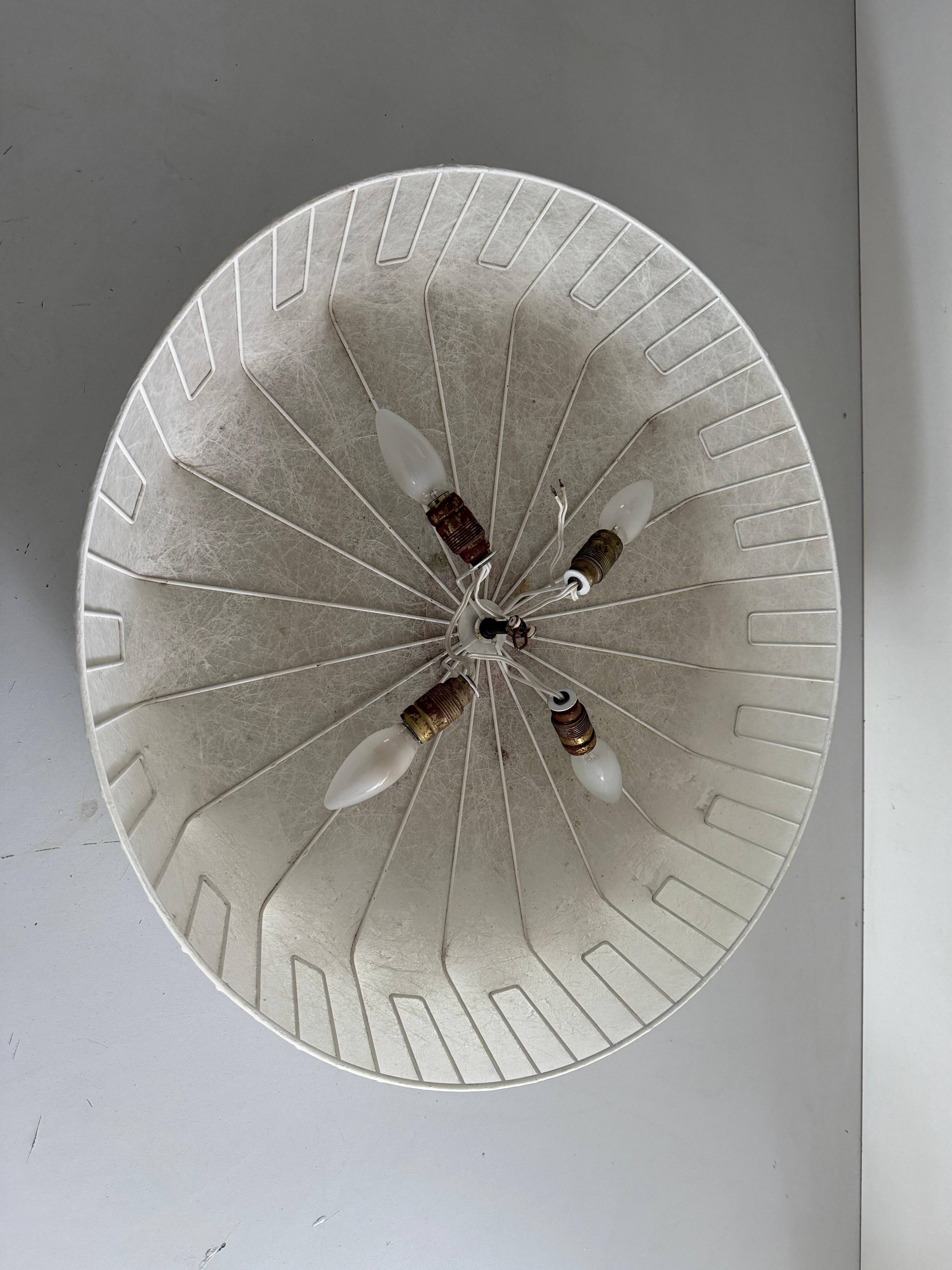 Recessed ceiling light Cocoon by GOLDkanT, 1960s, Germany.