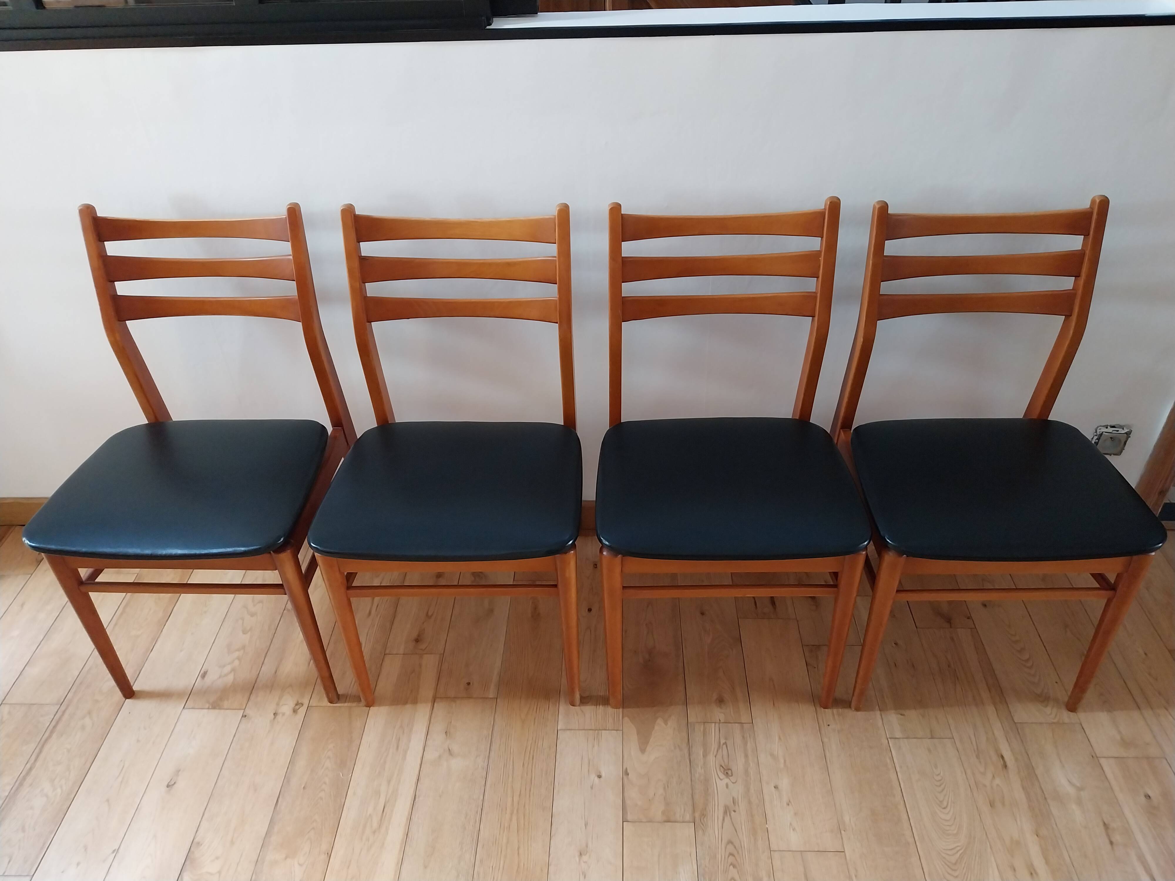 Lot de 4 chaises scandinaves Alma