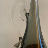 Sommerso Murano glass vase 1960