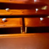 Chest of drawers in blond honey pine Aubert