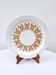 Old Hollow Dish Art Deco Sarreguemines Earthenware Decor Orange Flowers D 28cm