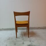Vintage teak and beech chair, Denmark 1960