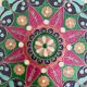 Plate or empty pocket in partitioned copper and vintage enamels
