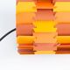 Vintage Danish pendant light Facet pop by Louis Weisdorf, Lyfa, 1972