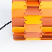 Vintage Danish pendant light Facet pop by Louis Weisdorf, Lyfa, 1972