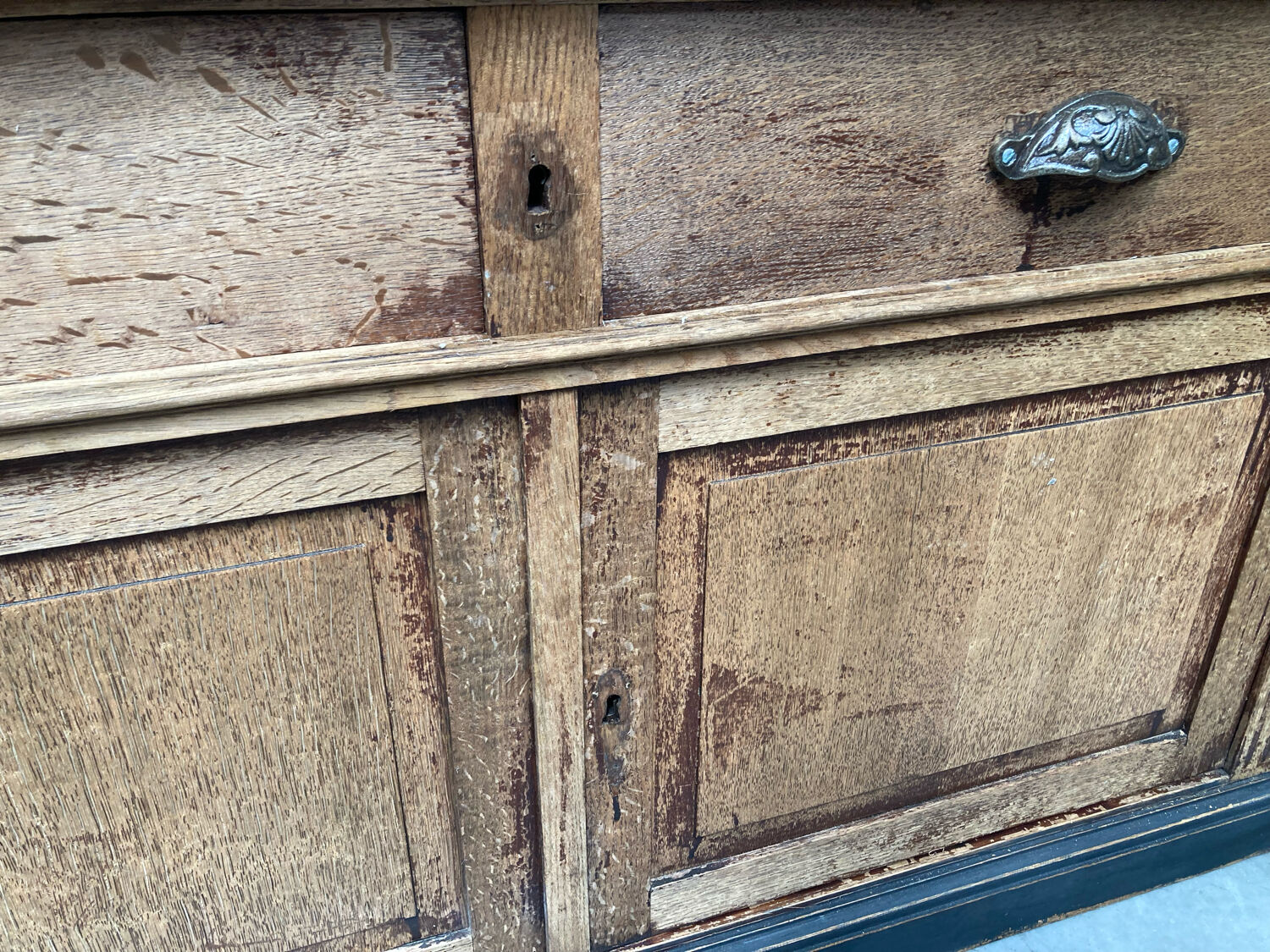 Old low sideboard  tv cabinet