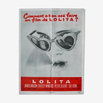 Affiche de cinéma originale "Lolita"  de Stanley Kubrick