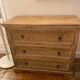 Commode à 3 tiroirs en bois massif, d'inspiration ethnique ou bohème chic
