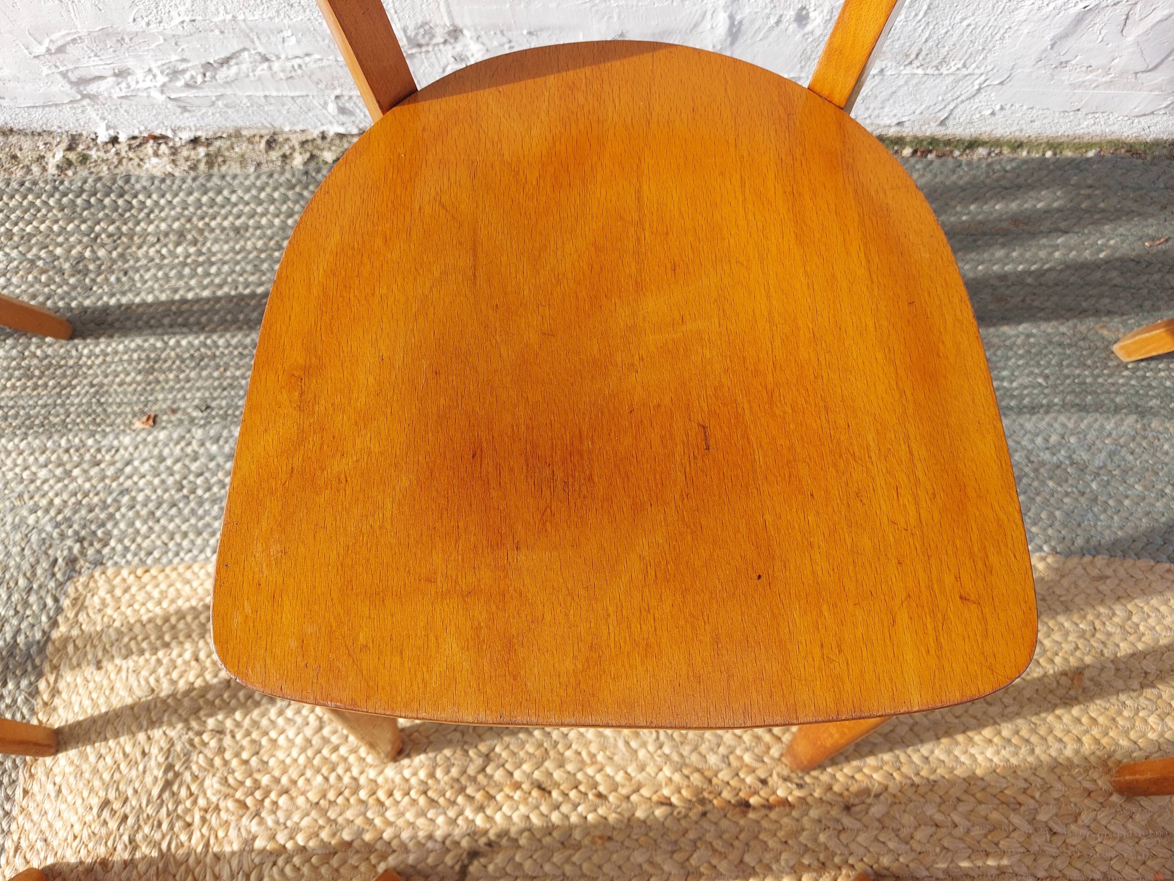 6 chaises bistrot Luterma, vintage