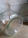 Extended demijohn in transparent glass