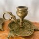 Pair of brass candlesticks