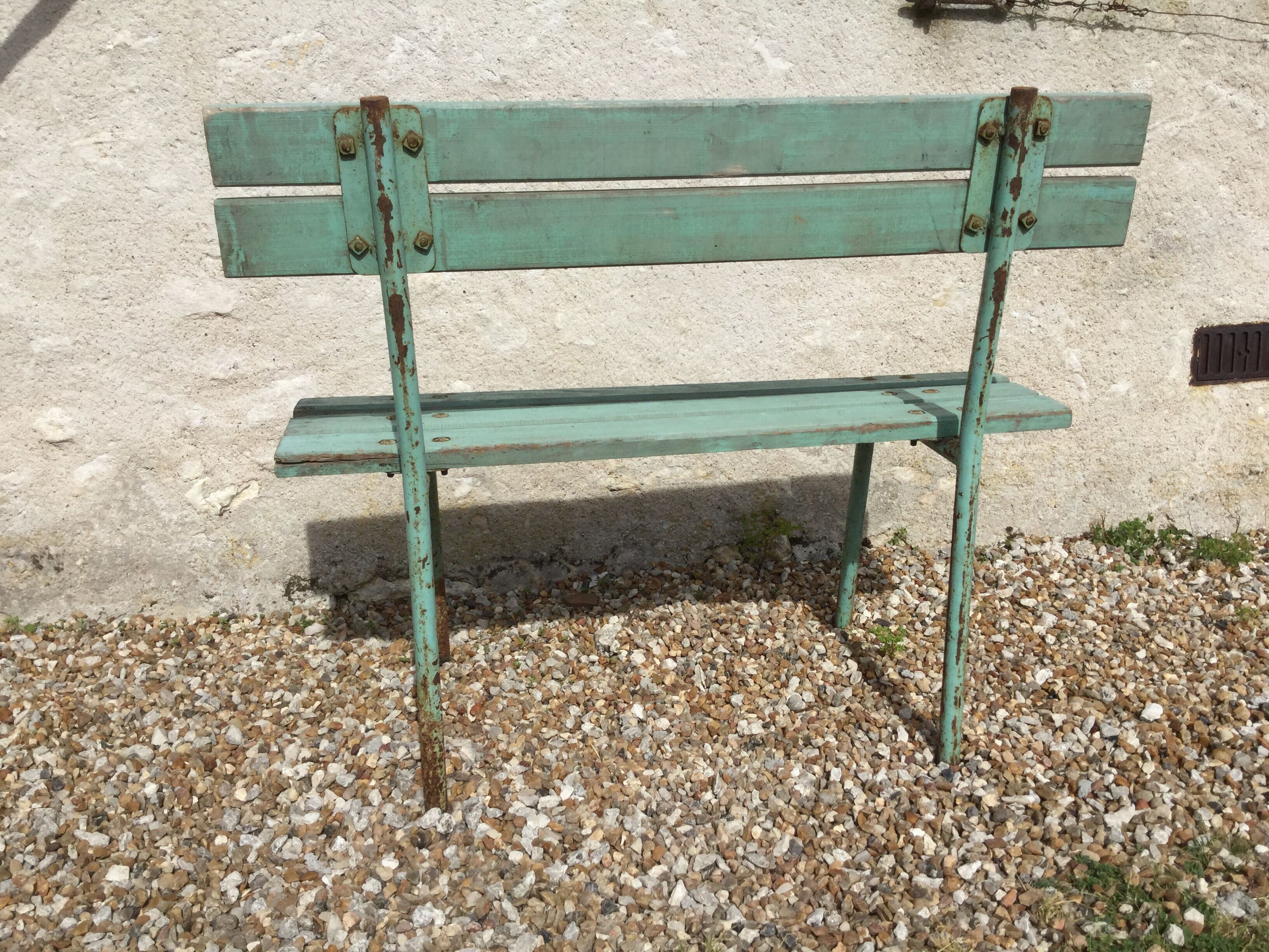 Vintage garden bench 50s