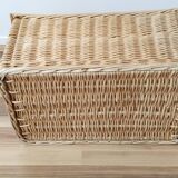 Rattan storage bench, toy box, laundry box