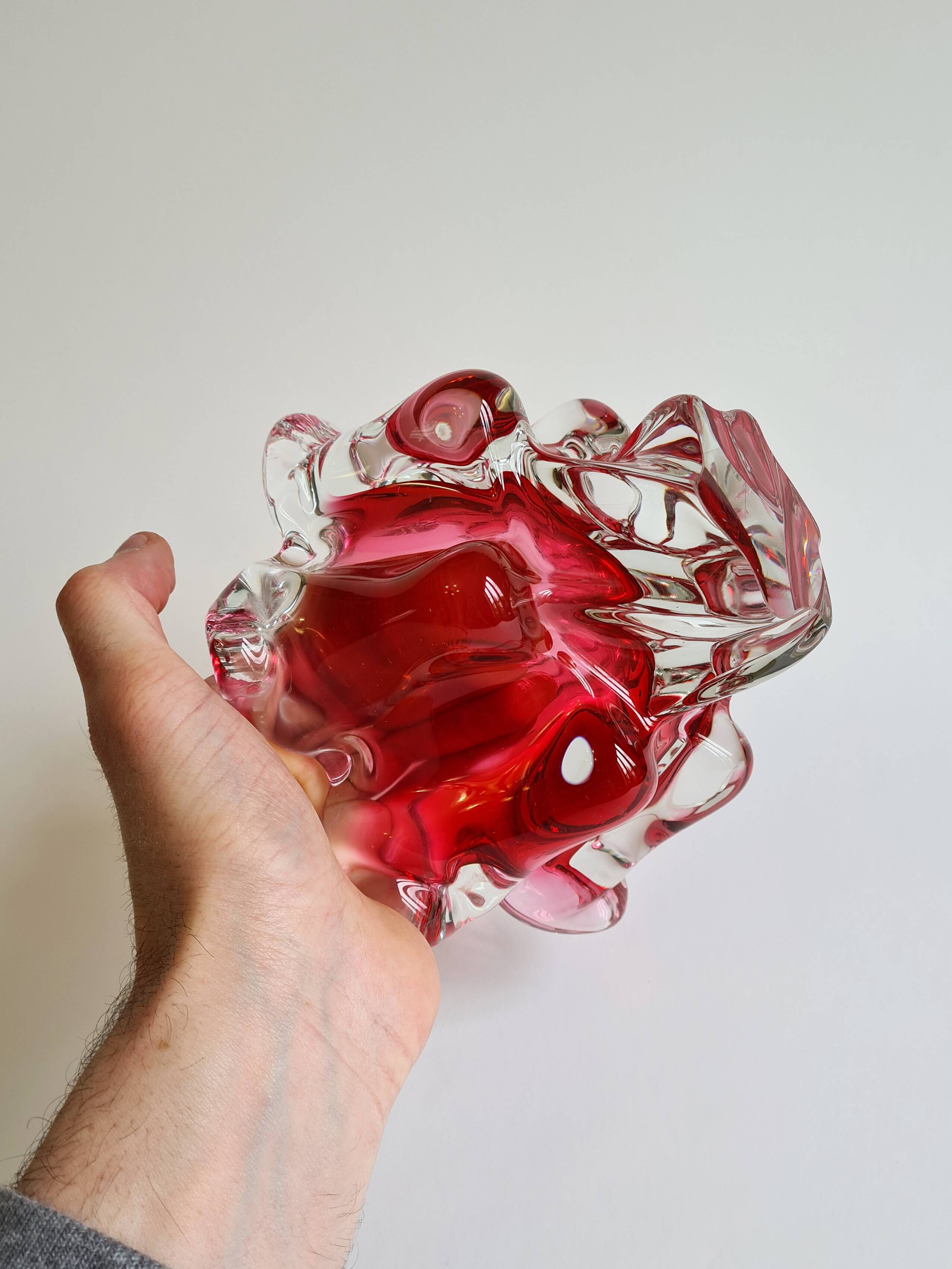 Josef Michal Hospodka Empty Pocket - Czech Blown Glass Murano Style (Year