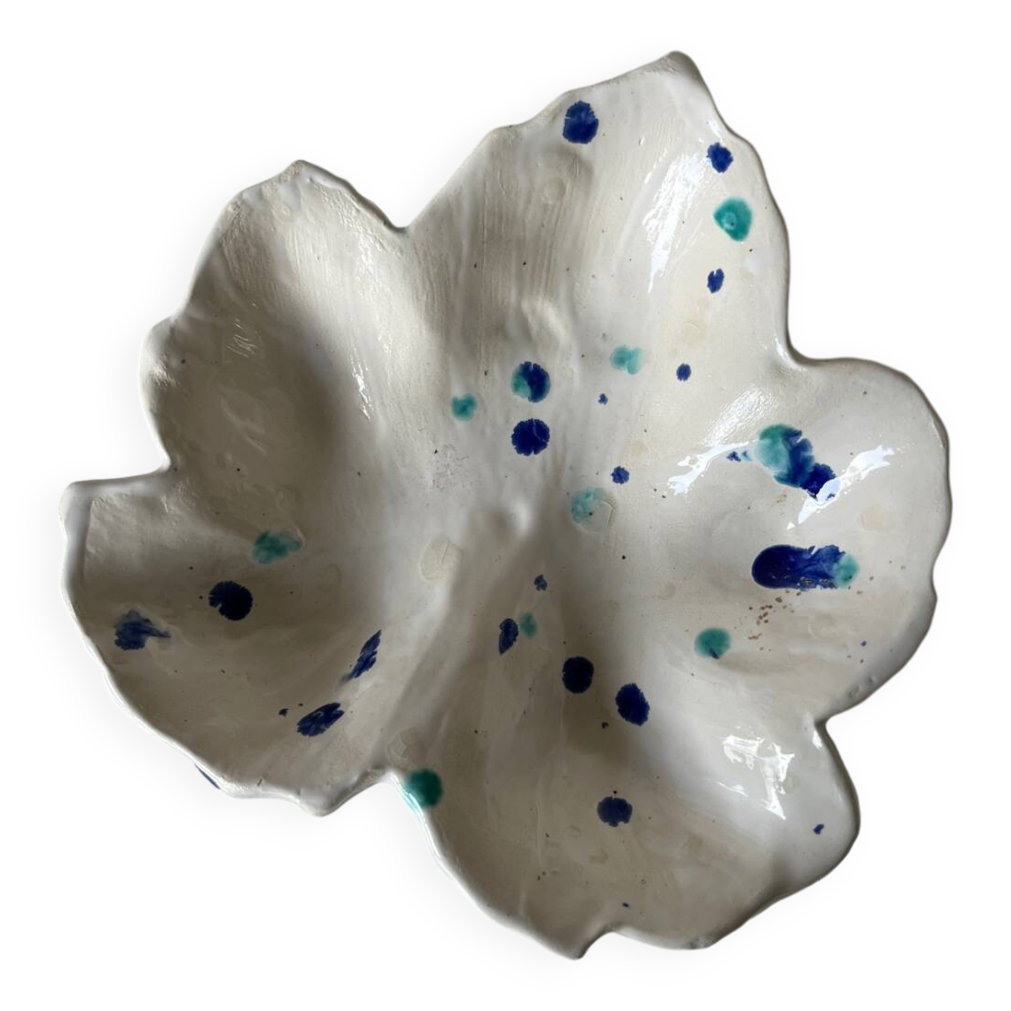 Speckled ceramic bowl