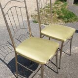 Pair of vintage metal chairs