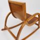 Curved wooden rocking chair for children Bauhaus Brockhage Andrä period, Germany, 1950s