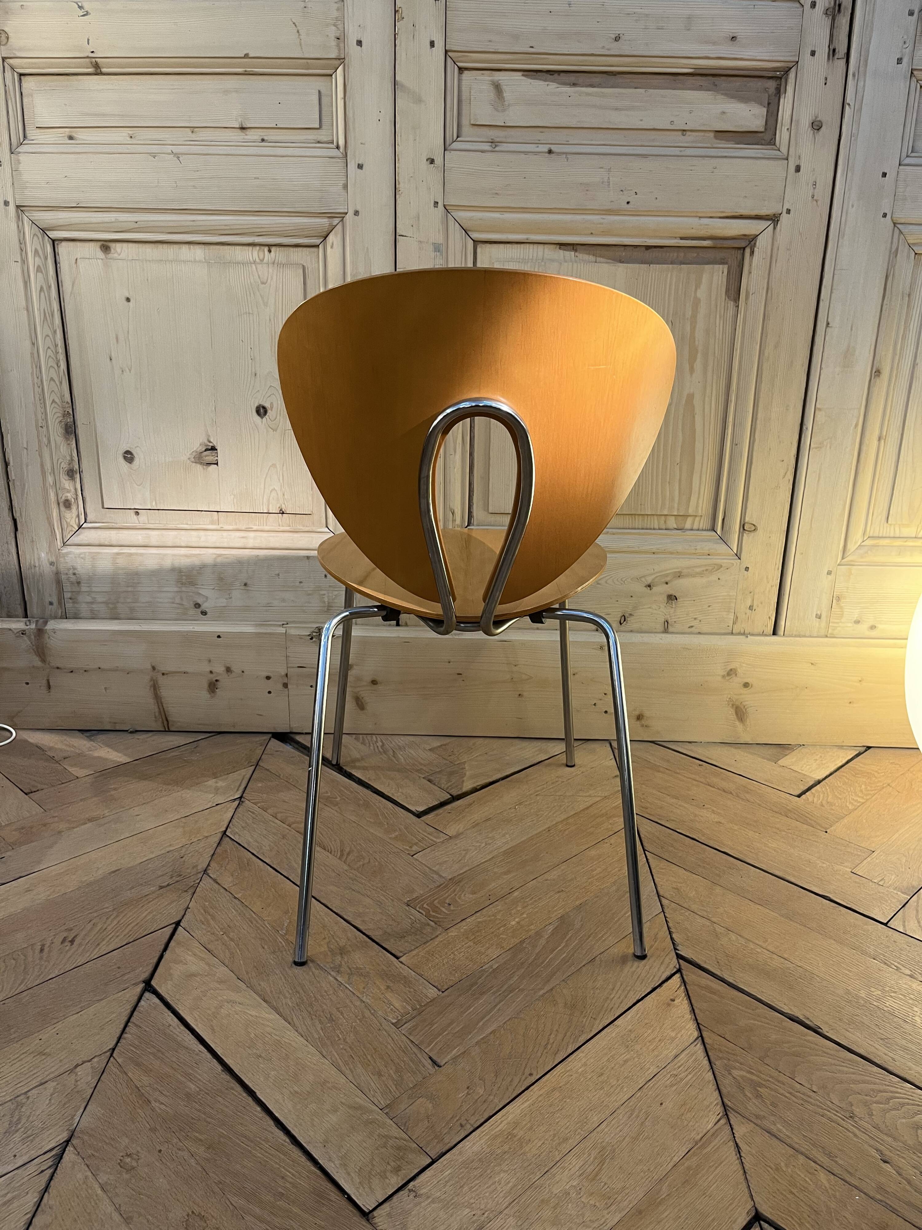 Series of 8 chairs model Globus Editor Stua Designer Jesús Gasca