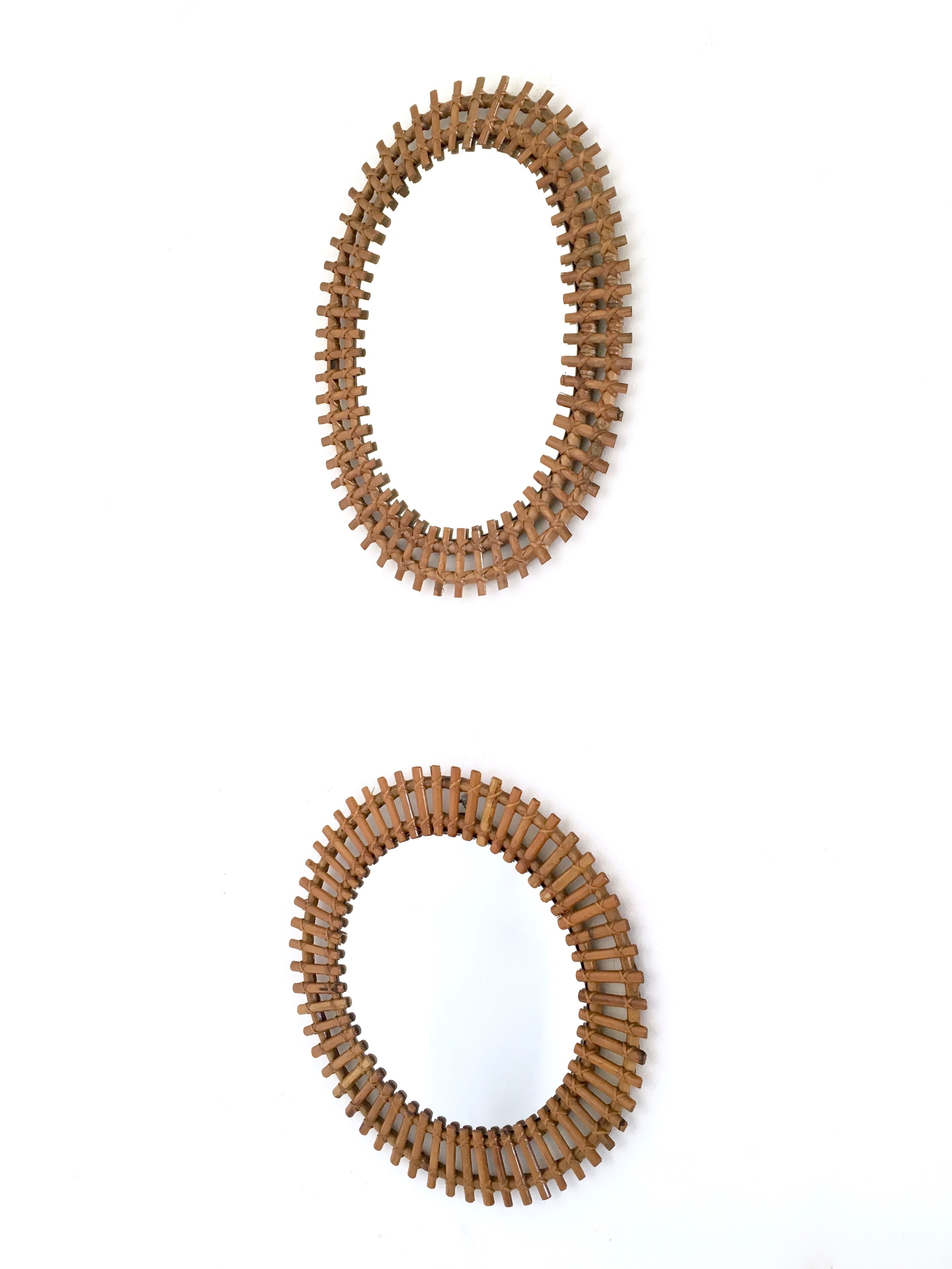 Vintage round wall mirror