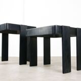 Vintage Nesting Tables by Gianfranco Frattini, Set of 2