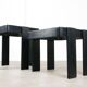 Tables gigognes vintage par Gianfranco Frattini, ensemble de 2